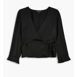 Sold Out Top Shop Versatile Freya Wrap Blouse